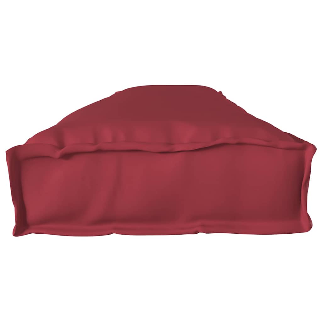 Cuscino per pallet Rosso Vino 200 x 40 x 8 cm Tessuto Oxford | homemem39
