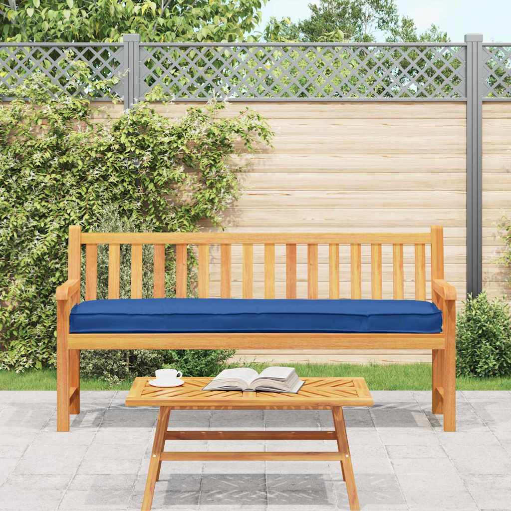 Cuscino per pallet Blu reale 200 x 40 x 8 cm Tessuto Oxford