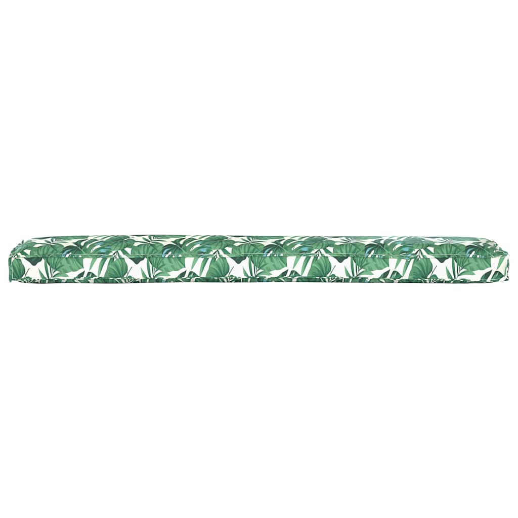Cuscino per pallet Motivo Foglia 200 x 40 x 8 cm Tessuto Oxford | homemem39
