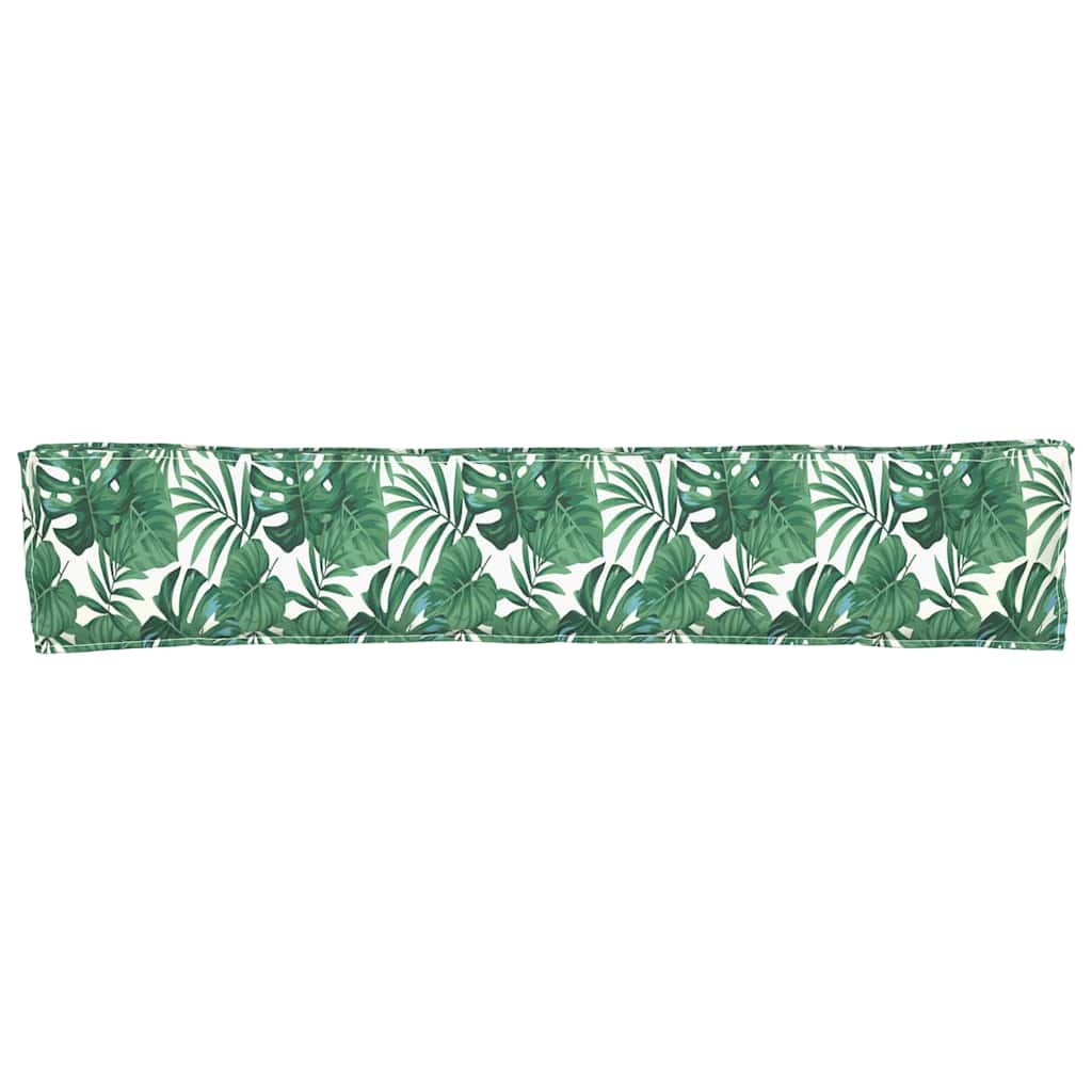 Cuscino per pallet Motivo Foglia 200 x 40 x 8 cm Tessuto Oxford | homemem39