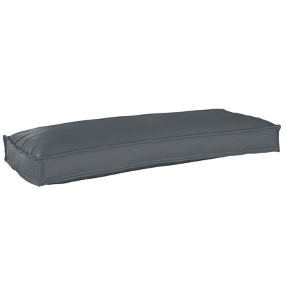 Set di Cuscini per Pallet 2 pcs Antracite 100 x 40 x 8 cm | homemem39