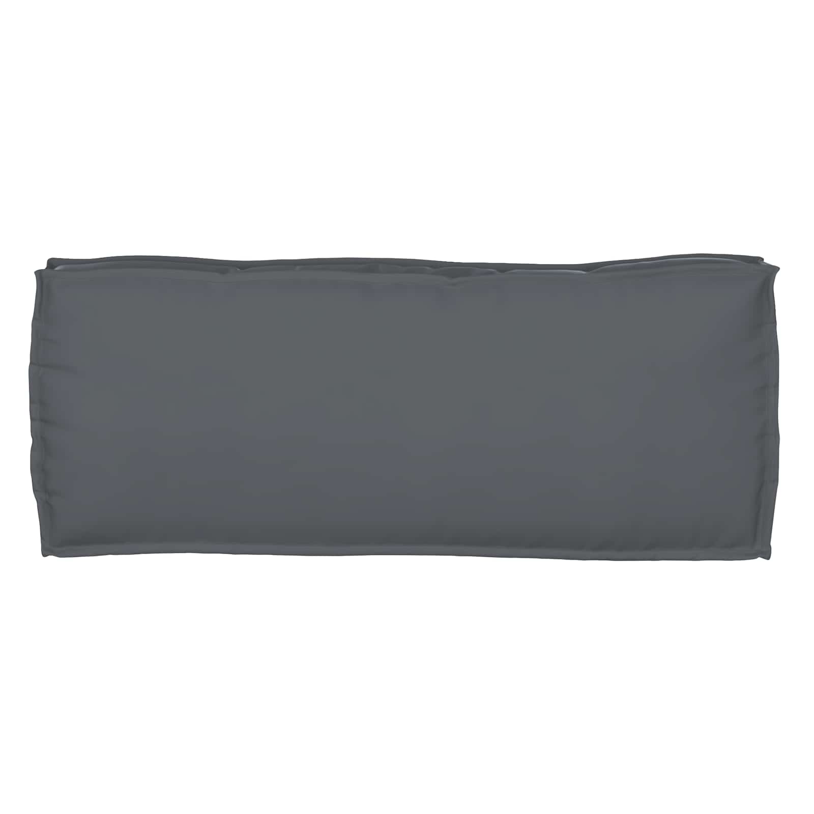 Set di Cuscini per Pallet 2 pcs Antracite 100 x 40 x 8 cm | homemem39