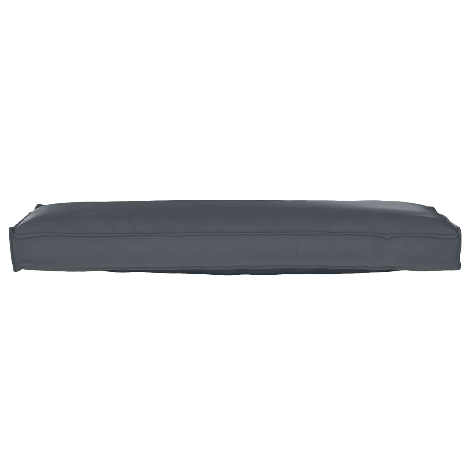 Set di Cuscini per Pallet 2 pcs Antracite 120 x 40 x 8 cm | homemem39