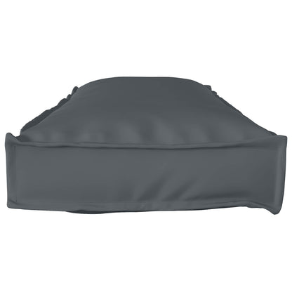 Set di Cuscini per Pallet 2 pcs Antracite 120 x 40 x 8 cm | homemem39