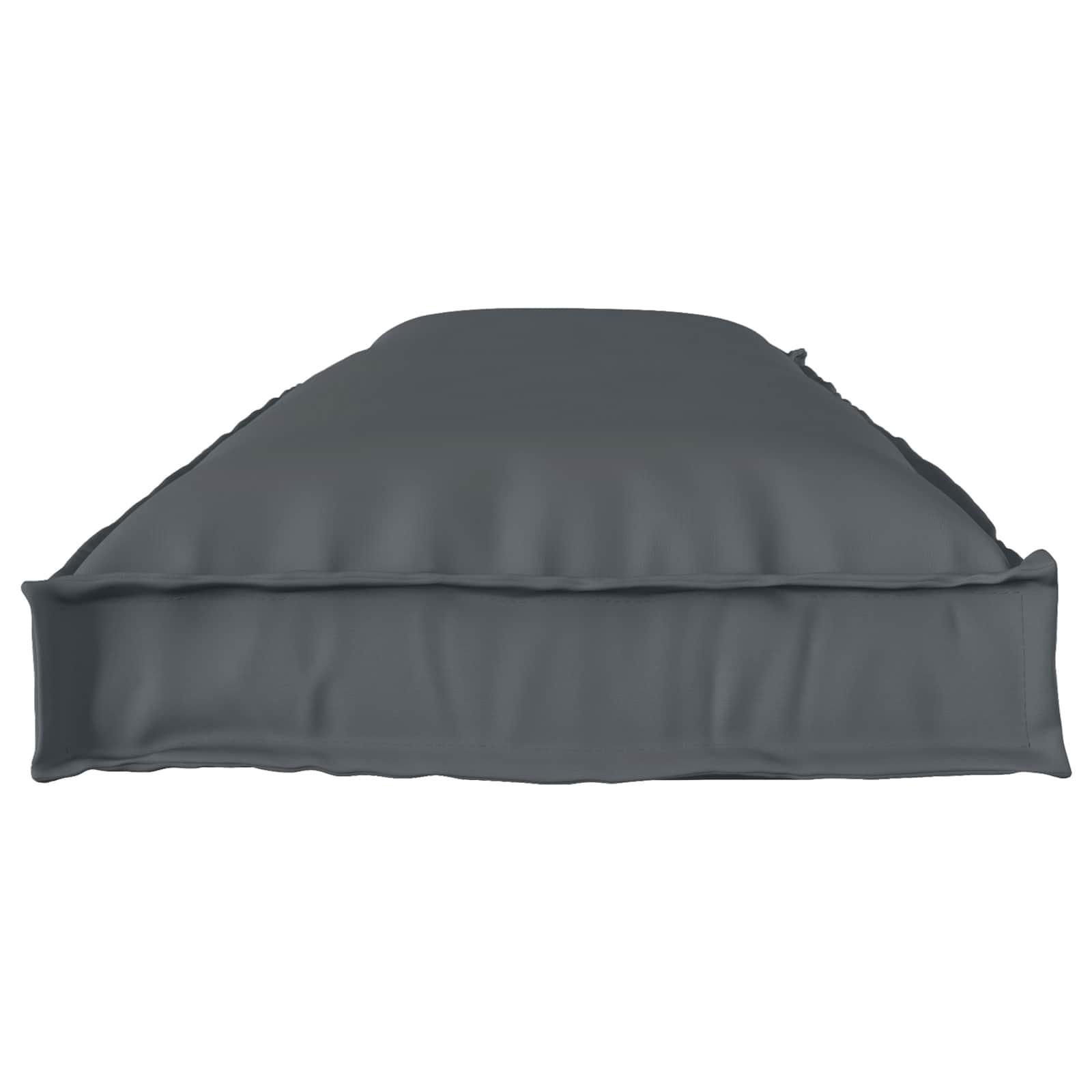 Set di Cuscini per Pallet 2 pcs Antracite 150 x 40 x 8 cm | homemem39