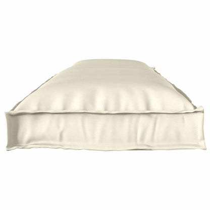 Set di Cuscini per Pallet 2 pcs Crema 150 x 40 x 8 cm | homemem39