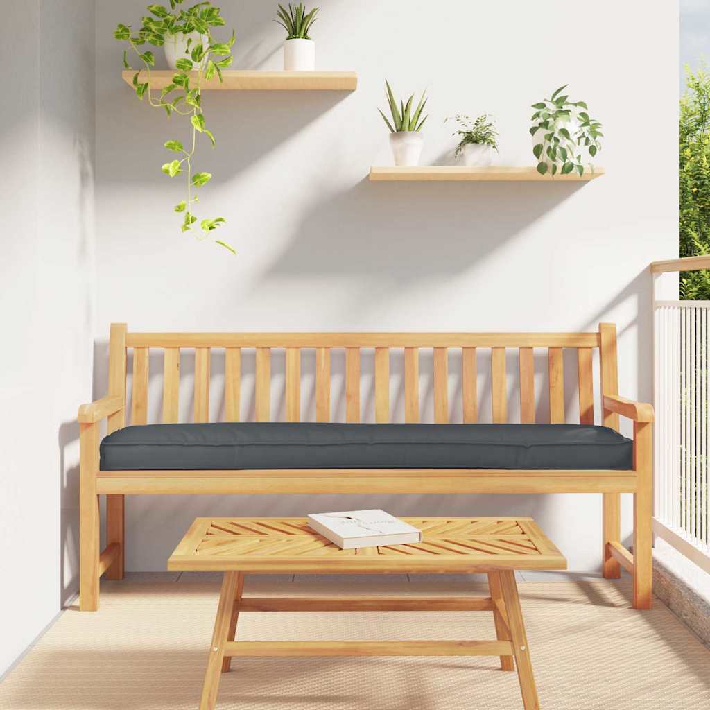 Set di Cuscini per Pallet 2 pcs Antracite 180 x 40 x 8 cm | homemem39