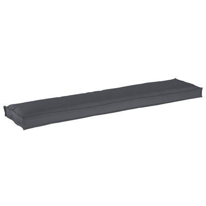 Set di Cuscini per Pallet 2 pcs Antracite 180 x 40 x 8 cm | homemem39