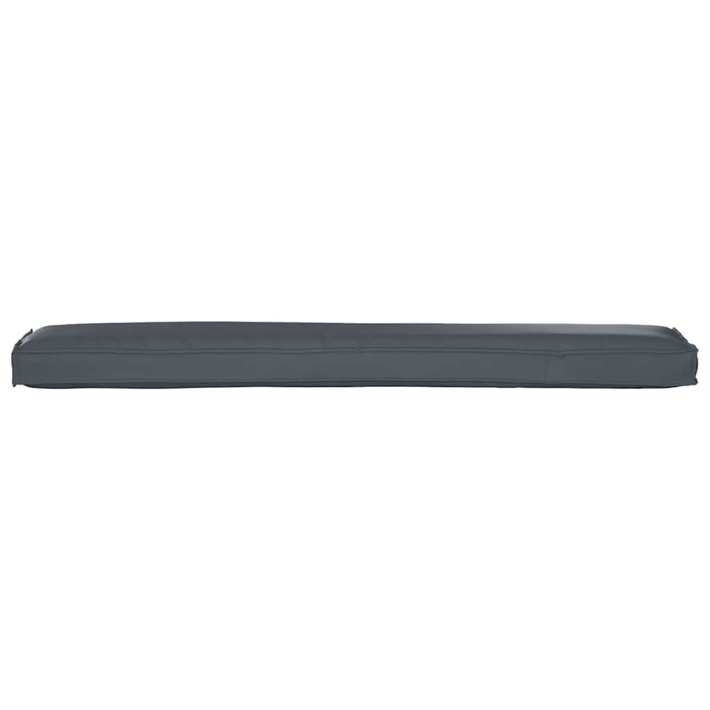 Set di Cuscini per Pallet 2 pcs Antracite 200 x 40 x 8 cm | homemem39