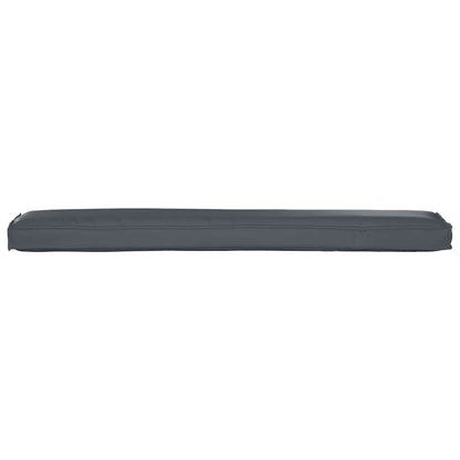 Set di Cuscini per Pallet 2 pcs Antracite 200 x 40 x 8 cm | homemem39