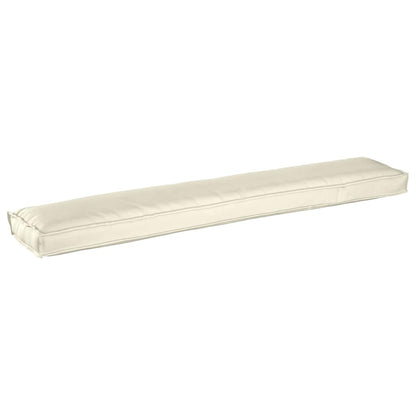 Set di Cuscini per Pallet 2 pcs Crema 200 x 40 x 8 cm | homemem39