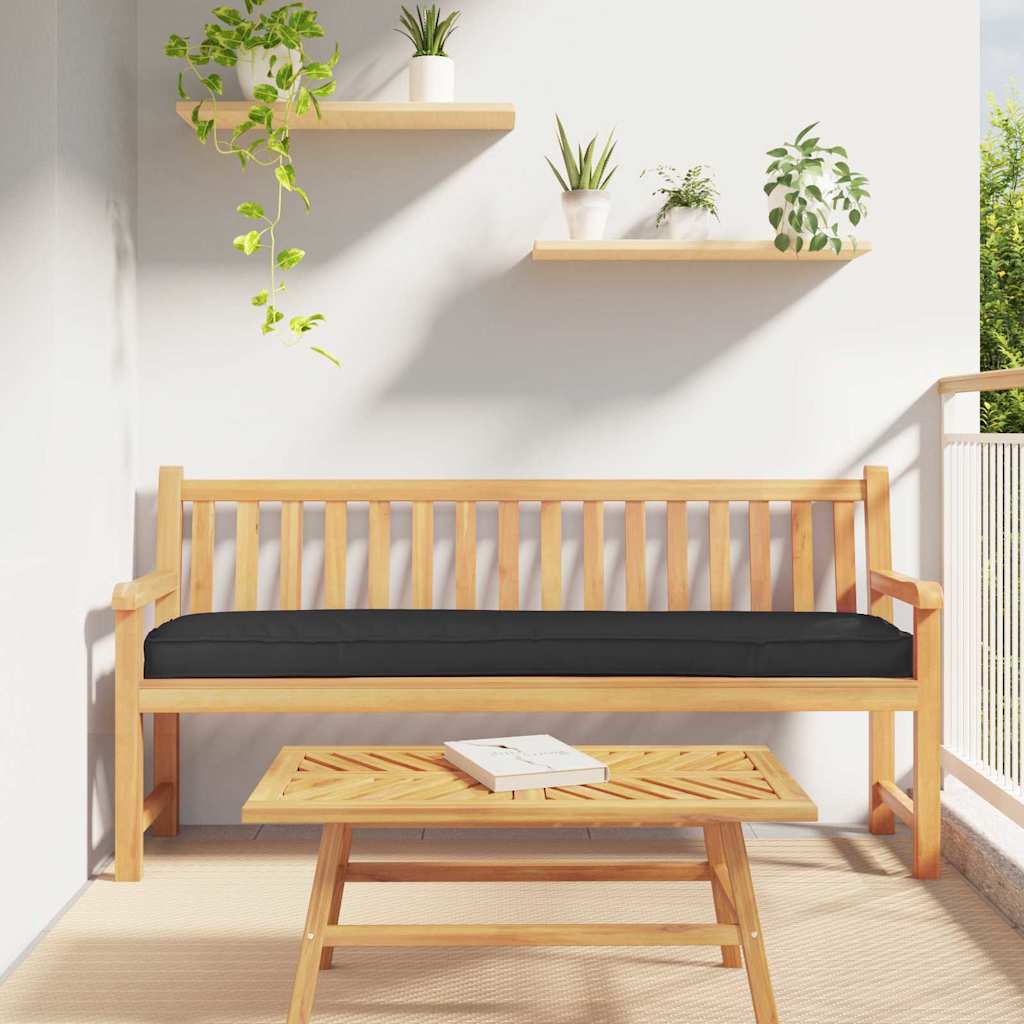 Set di Cuscini per Pallet 2 pcs Nero 200 x 40 x 8 cm | homemem39