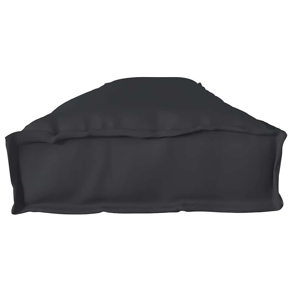 Set di Cuscini per Pallet 2 pcs Nero 200 x 40 x 8 cm | homemem39