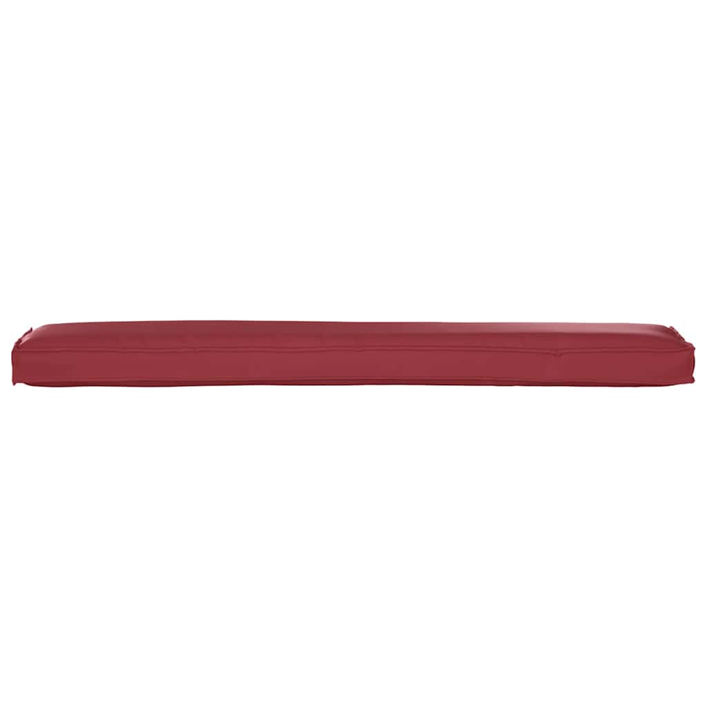 Set di Cuscini per Pallet 2 pcs Rosso Vino 200 x 40 x 8 cm | homemem39
