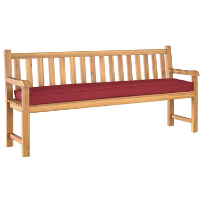 Set di Cuscini per Pallet 2 pcs Rosso Vino 200 x 40 x 8 cm | homemem39