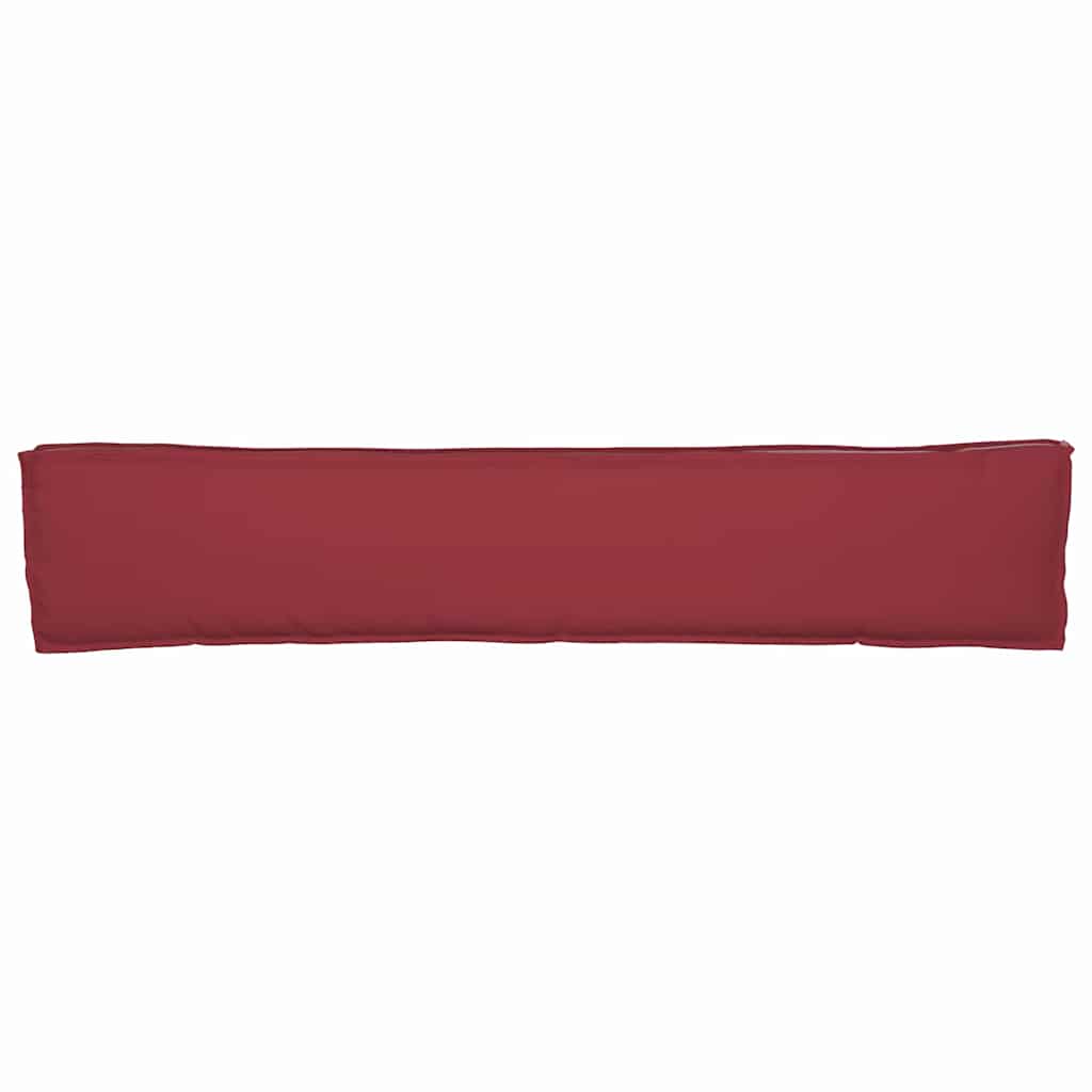 Set di Cuscini per Pallet 2 pcs Rosso Vino 200 x 40 x 8 cm | homemem39