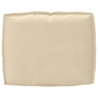 Set di Cuscini per Pallet Tessuto Oxford Beige 50 x 50 x 12 cm