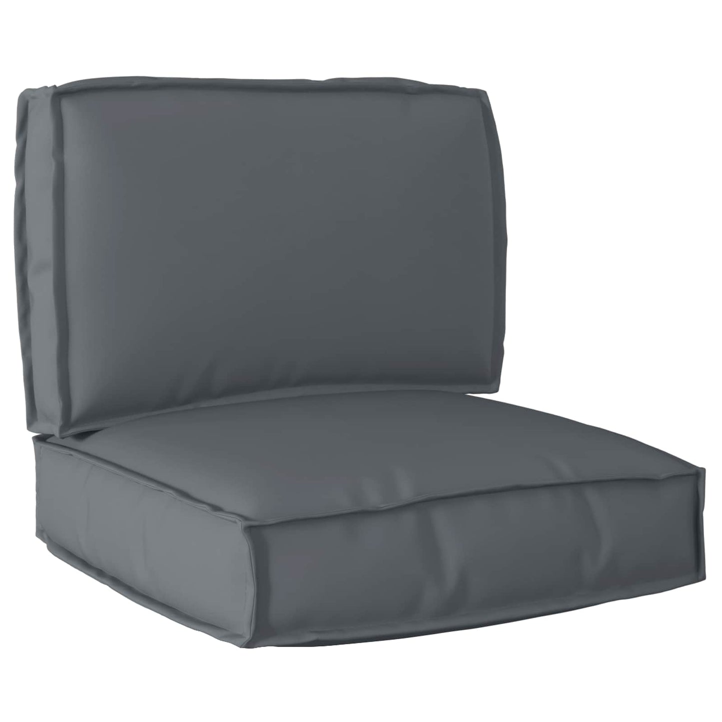 Set di Cuscini per Pallet 2 pcs Antracite Tessuto Oxford | homemem39