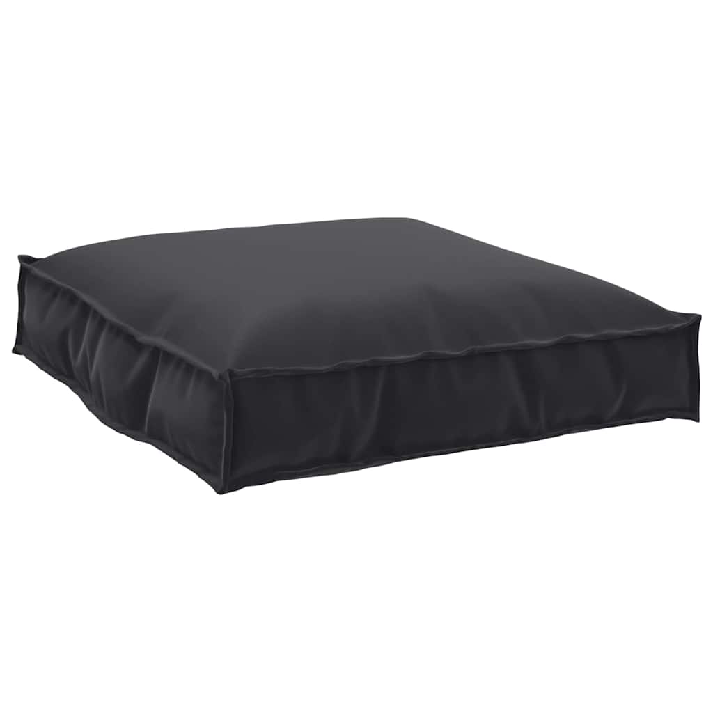 Set di Cuscini per Pallet 2 pcs Nero Tessuto Oxford | homemem39