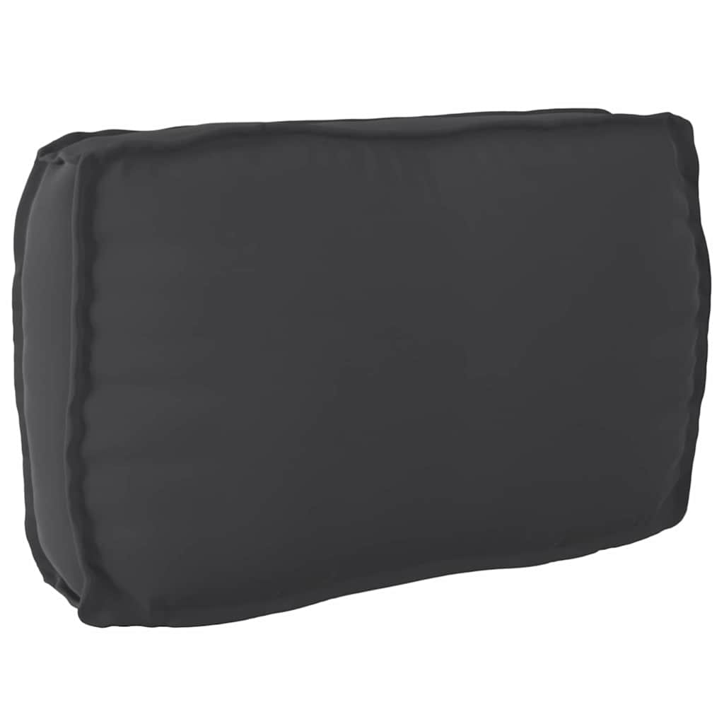 Set di Cuscini per Pallet 2 pcs Nero Tessuto Oxford | homemem39