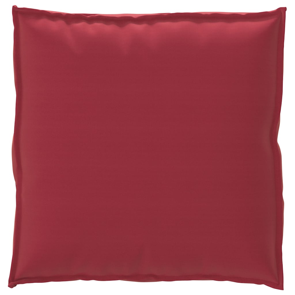 Set di Cuscini per Pallet 2 pcs Rosso Vino Tessuto Oxford | homemem39