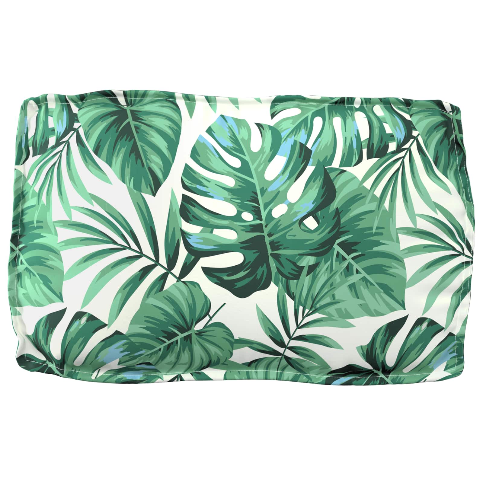 Set di Cuscini per Pallet Floreale 2 pcs Motivo Foglia Verde | homemem39