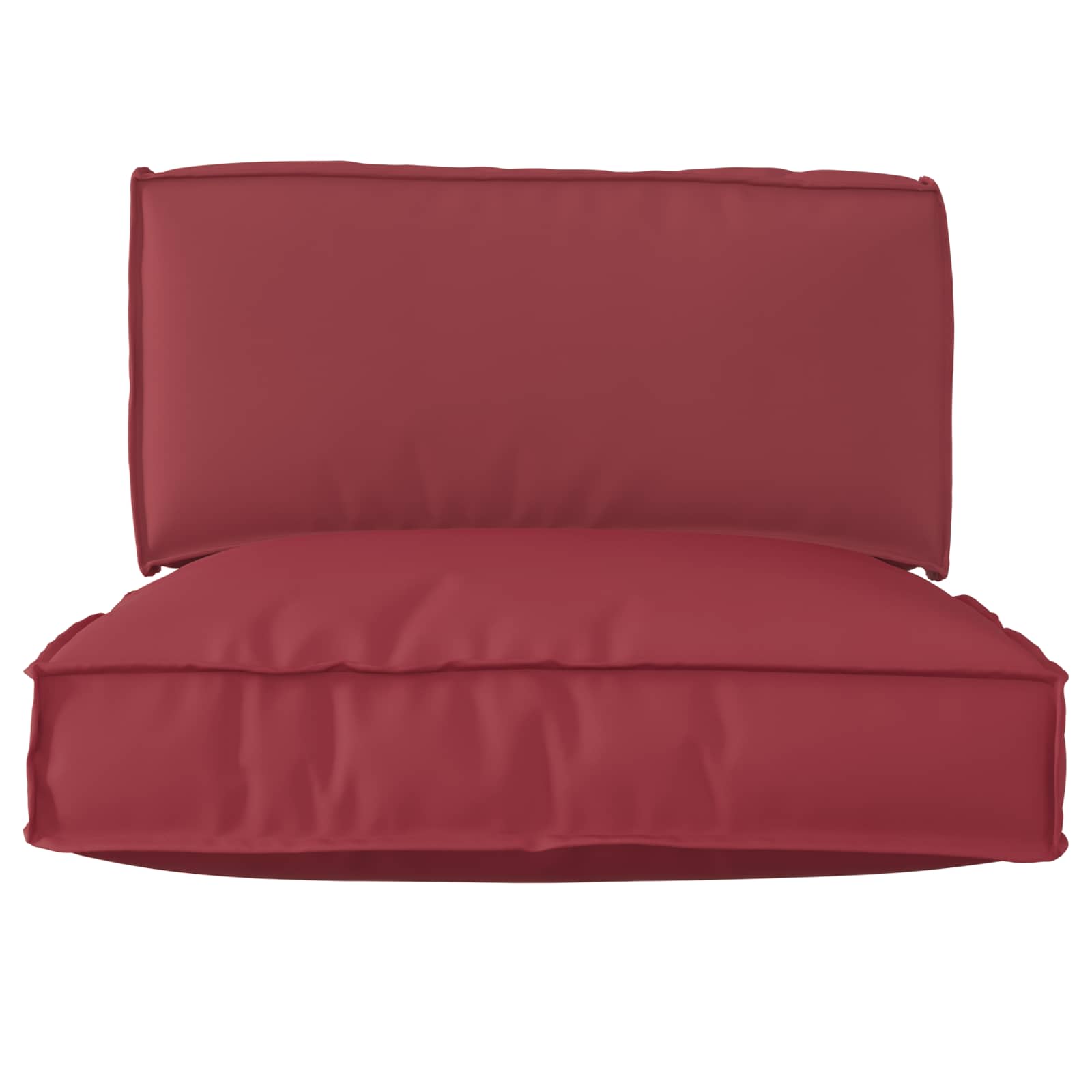 Set di Cuscini per Pallet 2 pcs Grigio Tessuto Oxford | homemem39
