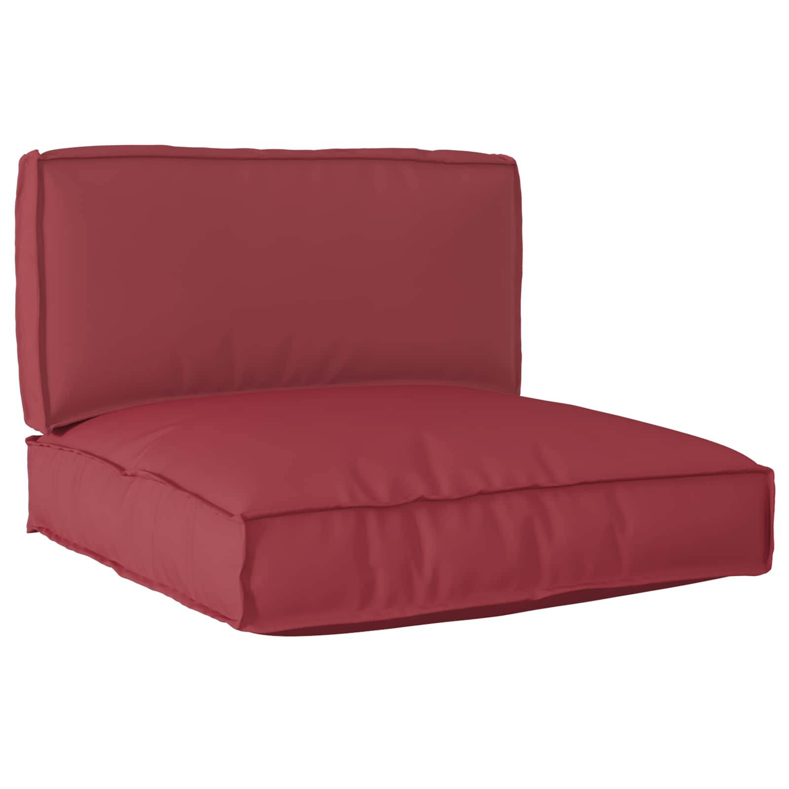 Set di Cuscini per Pallet 2 pcs Crema Tessuto Oxford | homemem39