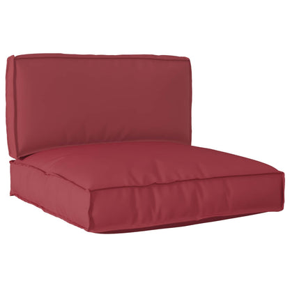 Set di Cuscini per Pallet 2 pcs Nero Tessuto Oxford | homemem39
