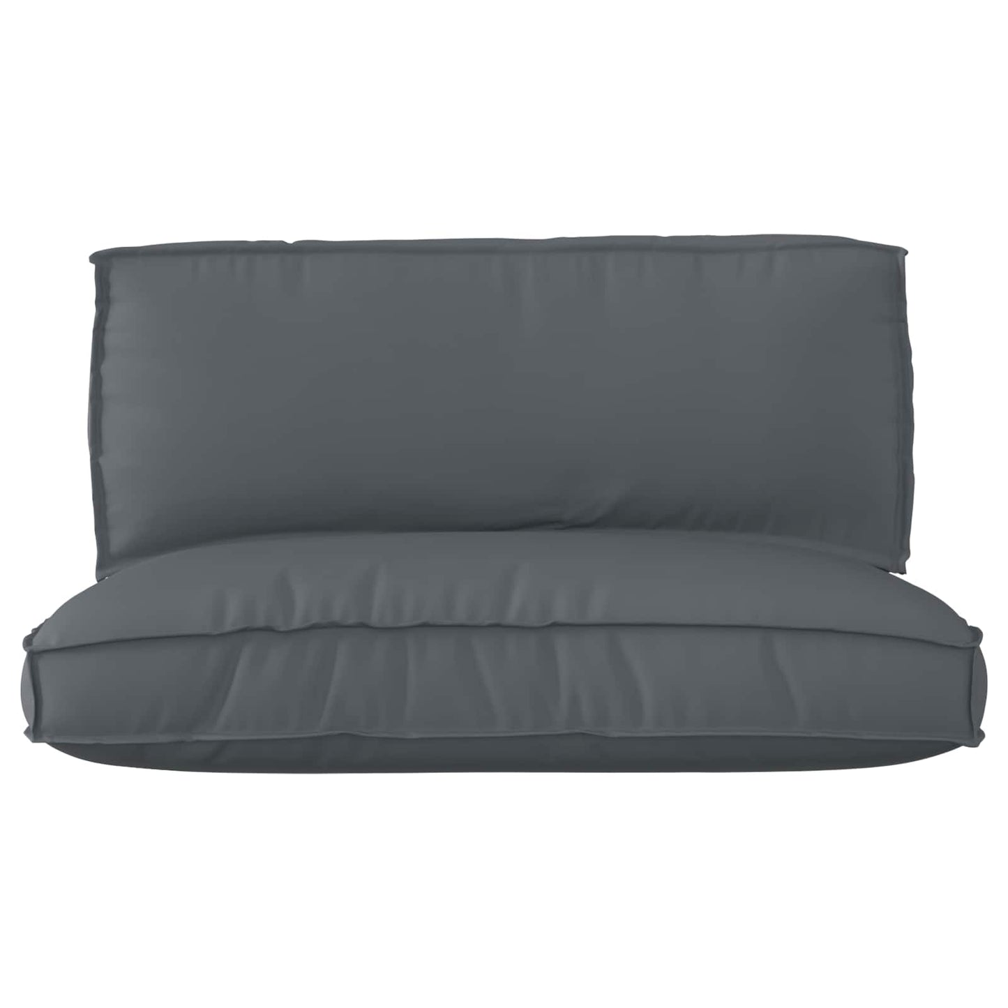 Set di Cuscini per Pallet 2 pcs Antracite Tessuto Oxford | homemem39