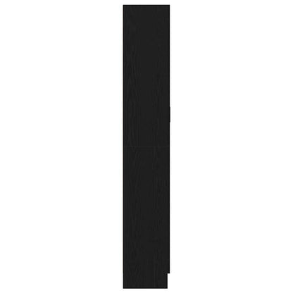Armadio per Libri Rovere nero 82,5 x 30,5 x 185 cm | homemem39