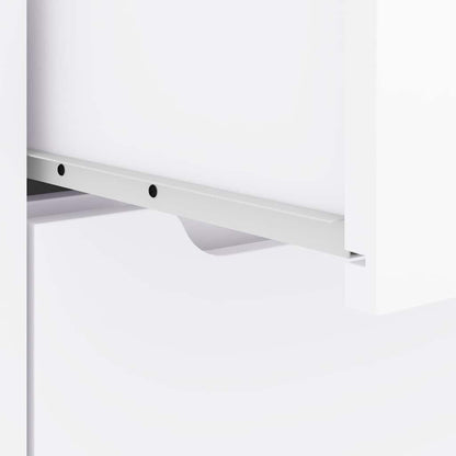 Comodino VISNES Bianco 45x40x50 cm in Legno Multistrato - homemem39