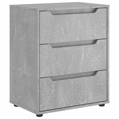 Credenza VISNES Grigio Cemento 60x40x73 cm in Legno Multistrato