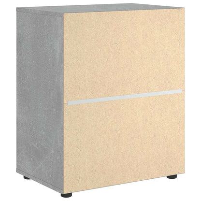 Credenza VISNES Grigio Cemento 60x40x73 cm in Legno Multistrato