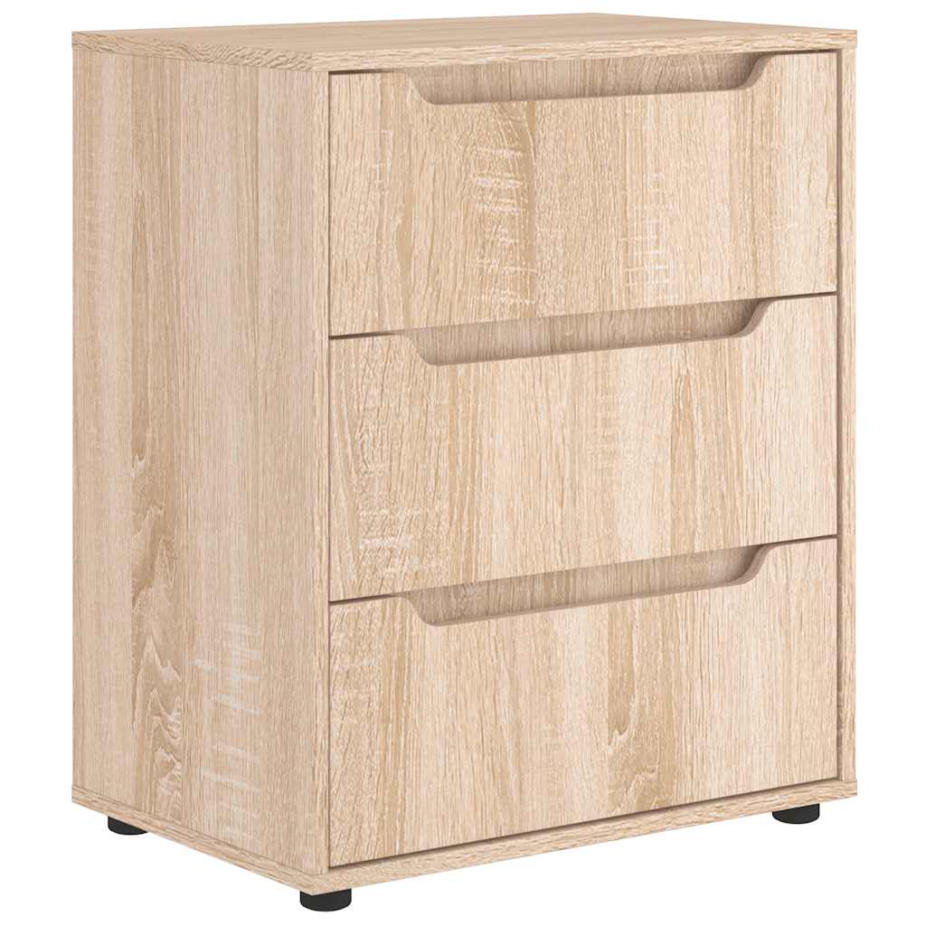 Credenza VISNES Rovere Sonoma 60x40x73 cm in Legno Multistrato - homemem39