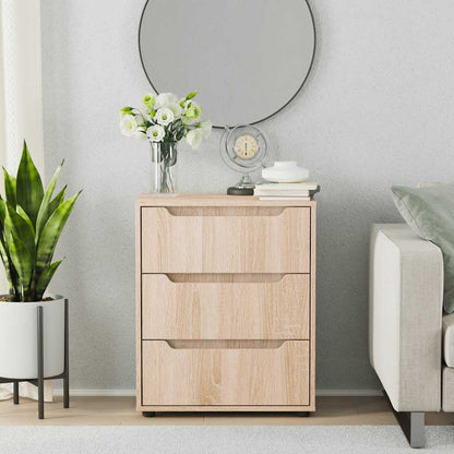 Credenza VISNES Rovere Sonoma 60x40x73 cm in Legno Multistrato