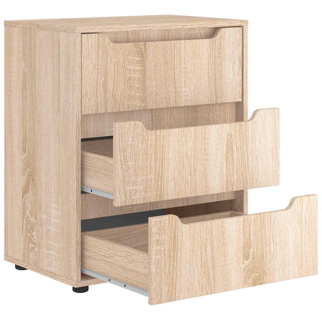 Credenza VISNES Rovere Sonoma 60x40x73 cm in Legno Multistrato - homemem39