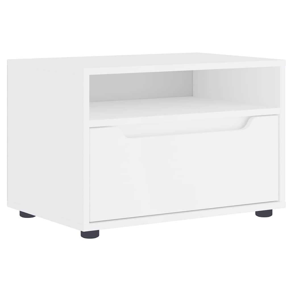 Mobile TV VISNES Bianco 60x40x38 cm in Legno Multistrato - homemem39