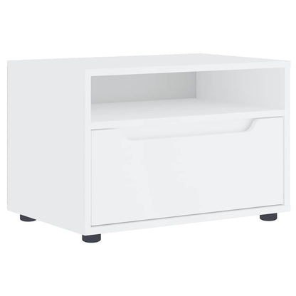 Mobile TV VISNES Bianco 60x40x38 cm in Legno Multistrato - homemem39