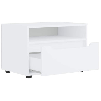 Mobile TV VISNES Bianco 60x40x38 cm in Legno Multistrato - homemem39