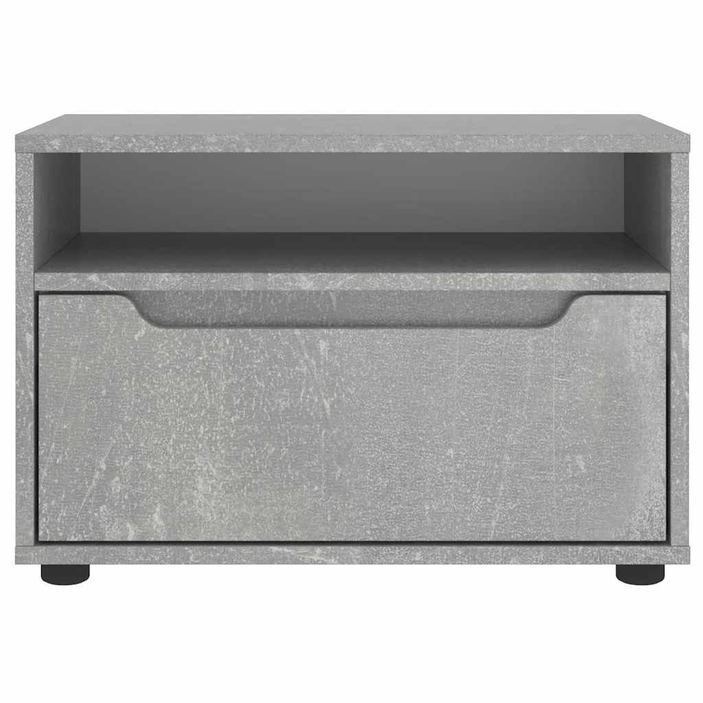 Mobile TV VISNES Grigio Cemento 60x40x38 cm Legno Multistrato - homemem39