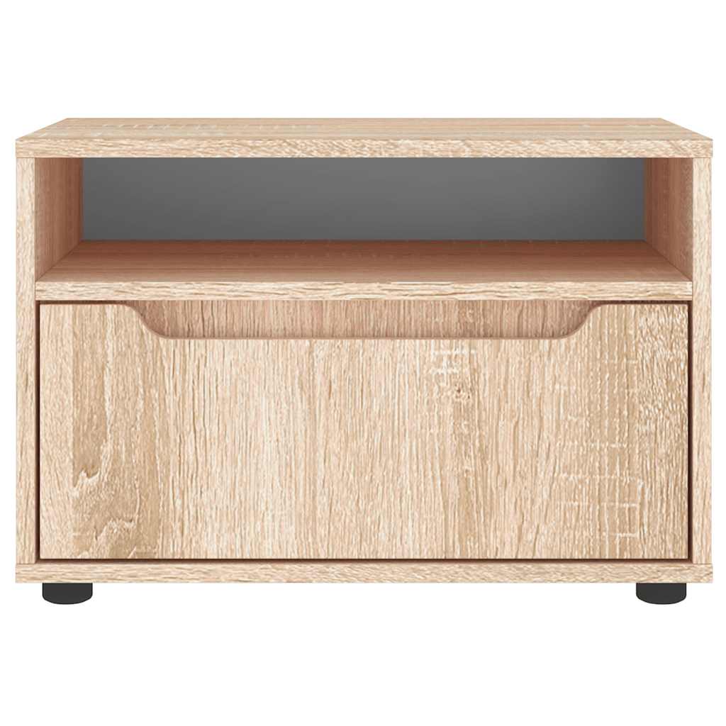 Mobile TV VISNES Rovere Sonoma 60x40x38 cm in Legno Multistrato - homemem39