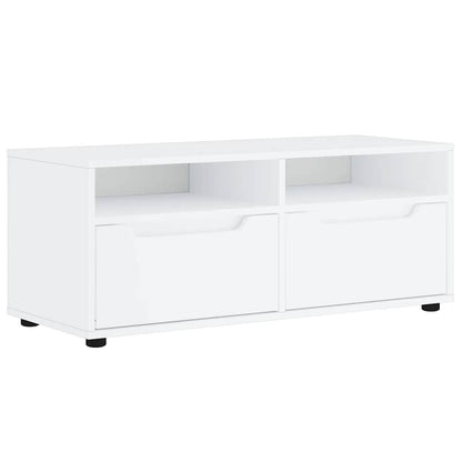 Mobile TV VISNES Bianco 100x40x38 cm in Legno Multistrato - homemem39