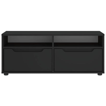 Mobile TV VISNES Nero 100x40x38 cm in Legno Multistrato - homemem39