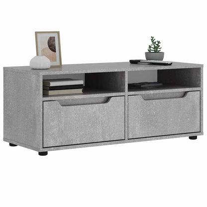 Mobile TV VISNES Grigio Cemento 100x40x38 cm Legno Multistrato - homemem39