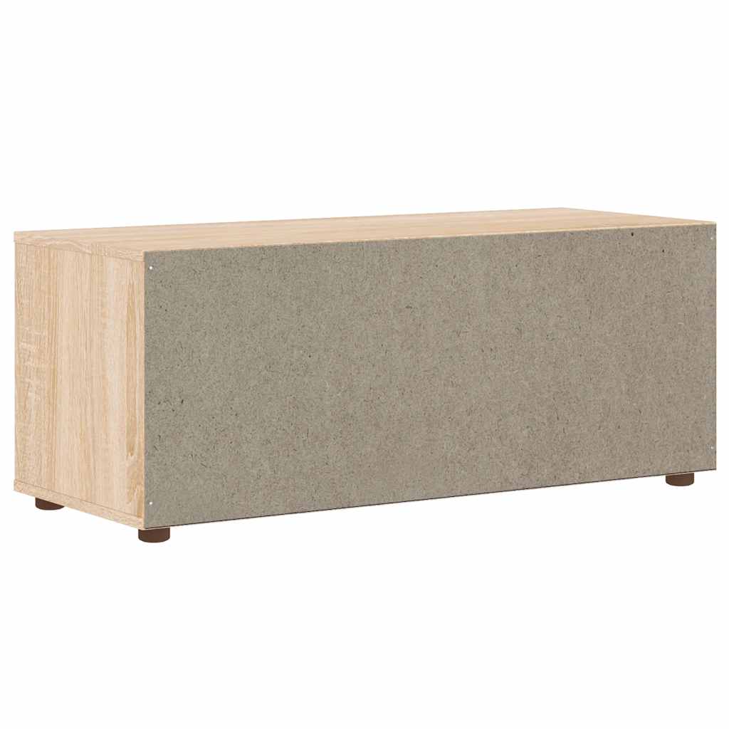 Mobile TV VISNES Rovere Sonoma 100x40x38 cm Legno Multistrato - homemem39