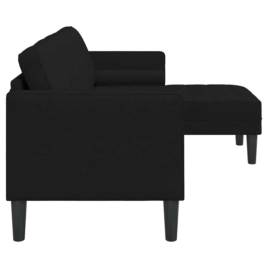 Set di divani Nero 173 x 131 x 67 cm Tessuto