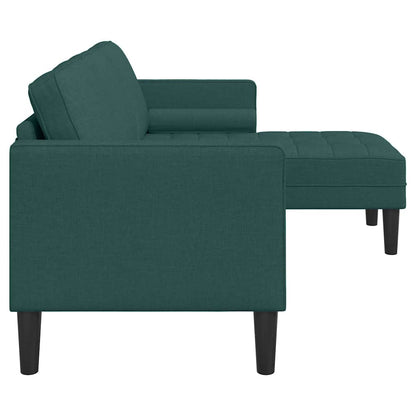Set di divani Verde Scuro 173 x 131 x 67 cm Tessuto