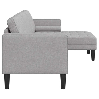 Set di divani Grigio nuvola 173 x 131 x 67 cm Tessuto