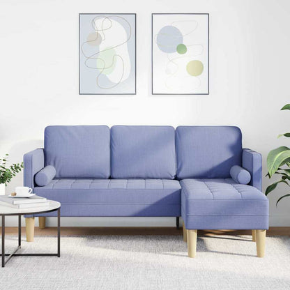 Set di divani con cuscino Blu jeans Poliestere